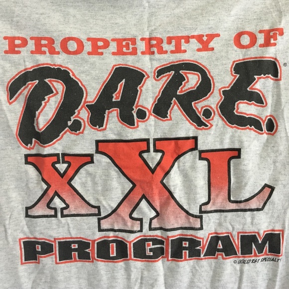 vintage 90s DARE program shirt - Picture 2 of 3